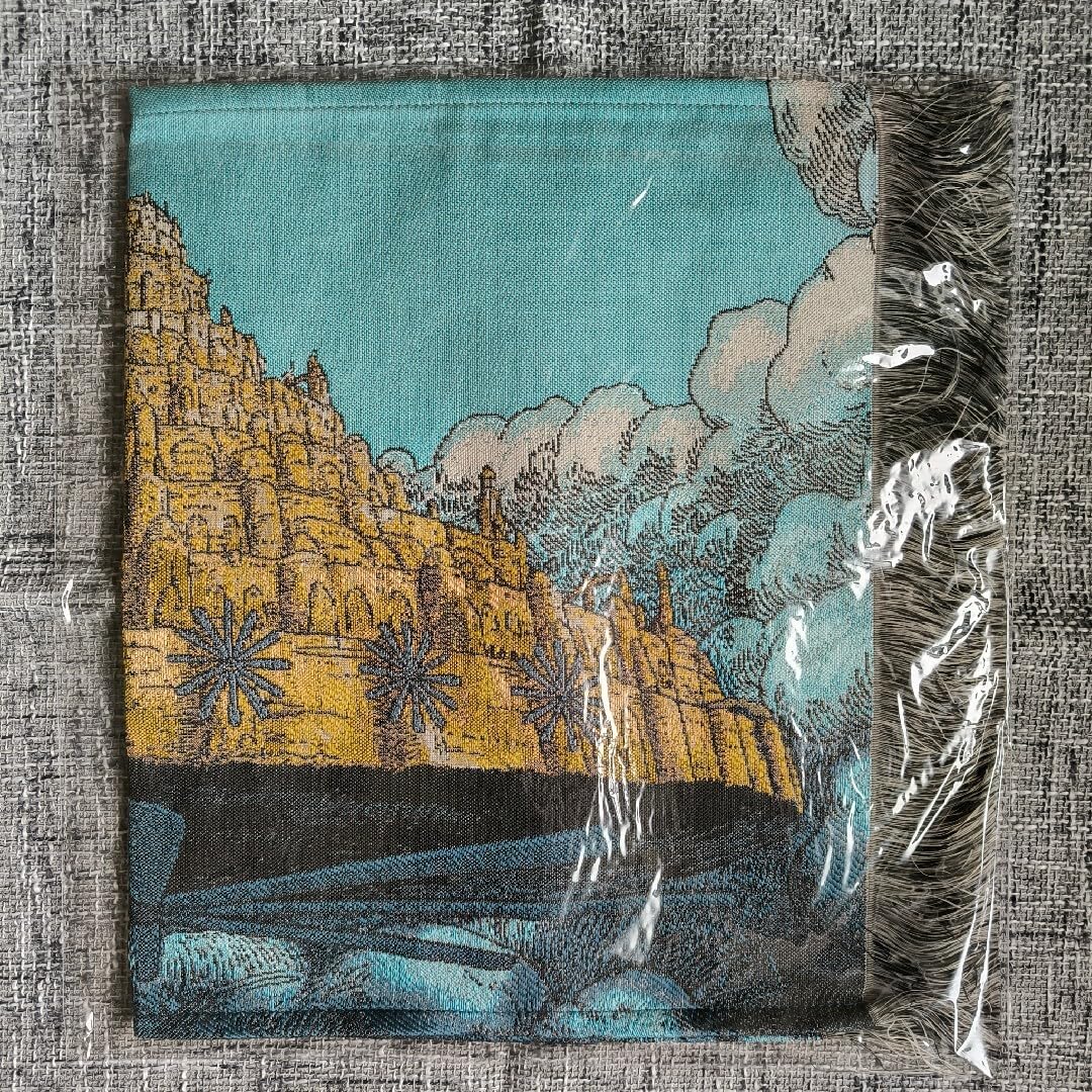 アニメージュとジブリ展　天空の城ラピュタ　ゴブラン織りランチョンマット アニメージュとジブリ展 天空の城ラピュタ ゴブラン織りランチョン