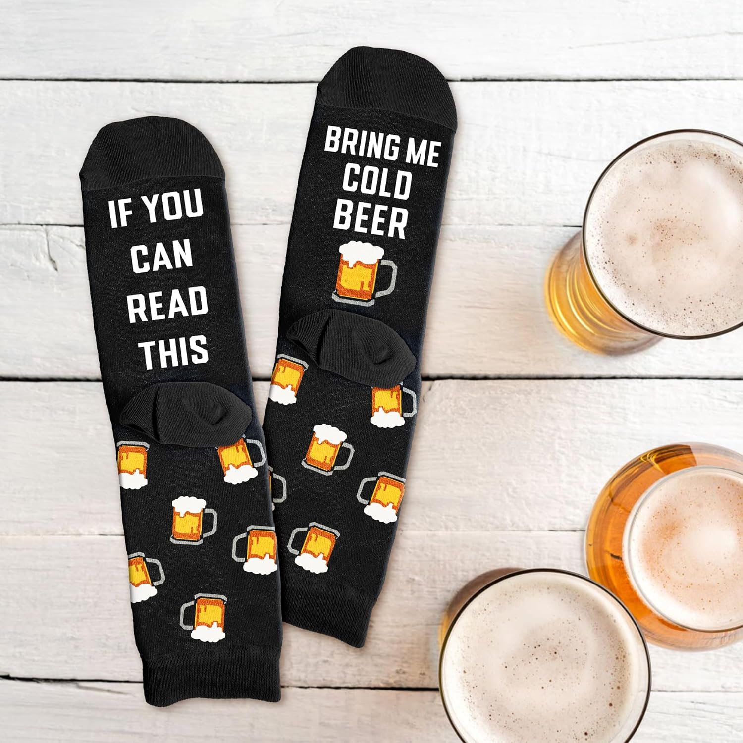 VICRAZY Gifts for Dad and Grandpa - Christmas Gifts, Birthday Ideas, Funny Novelty Socks - Stocking Stuffers for Men - Image 5
