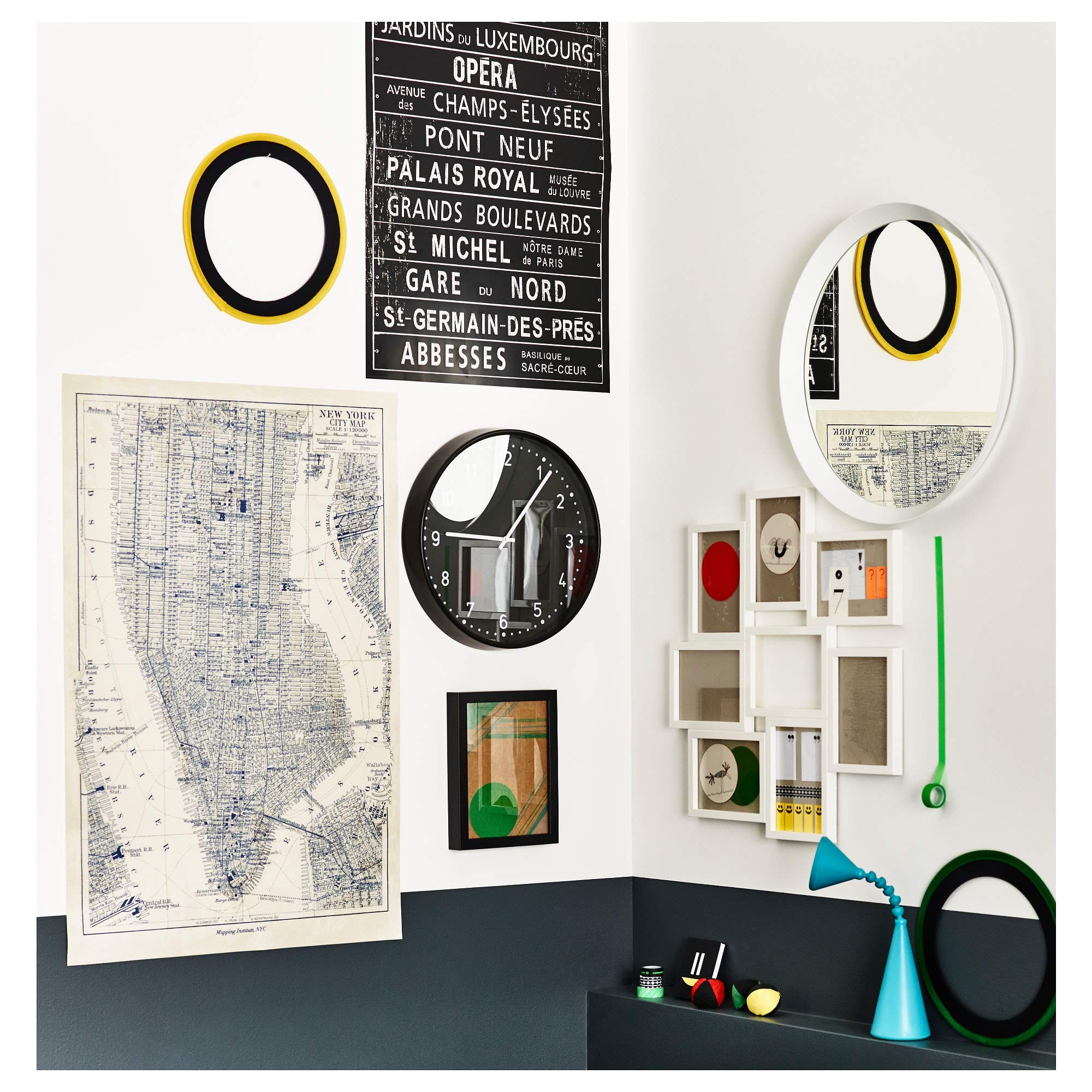 Amazon.co.jp: IKEA VAXBO コラージュフレーム 写真8枚用