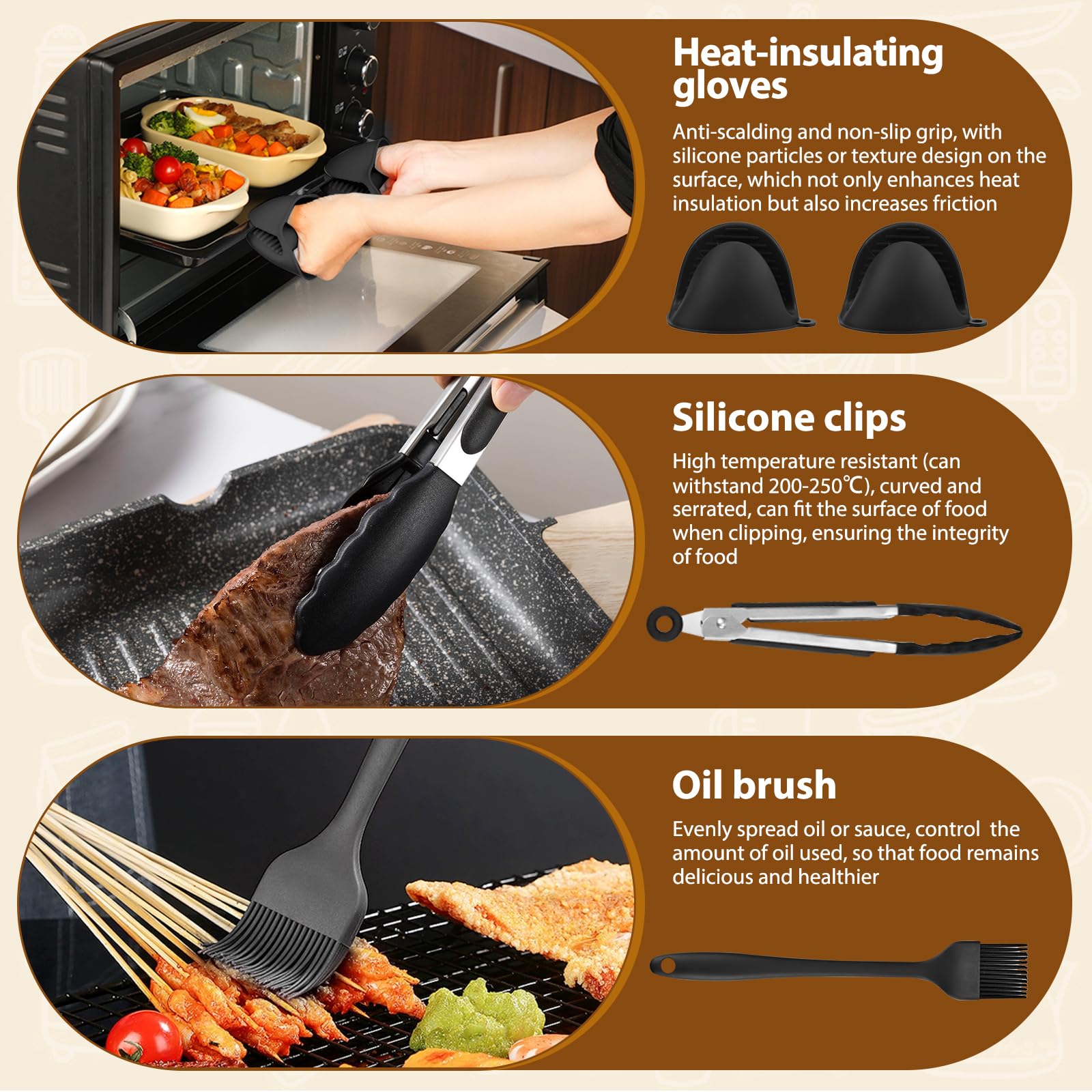 Moule Silicone Air Fryer, 2 Pièces Accessoires Air Frye pour Philips