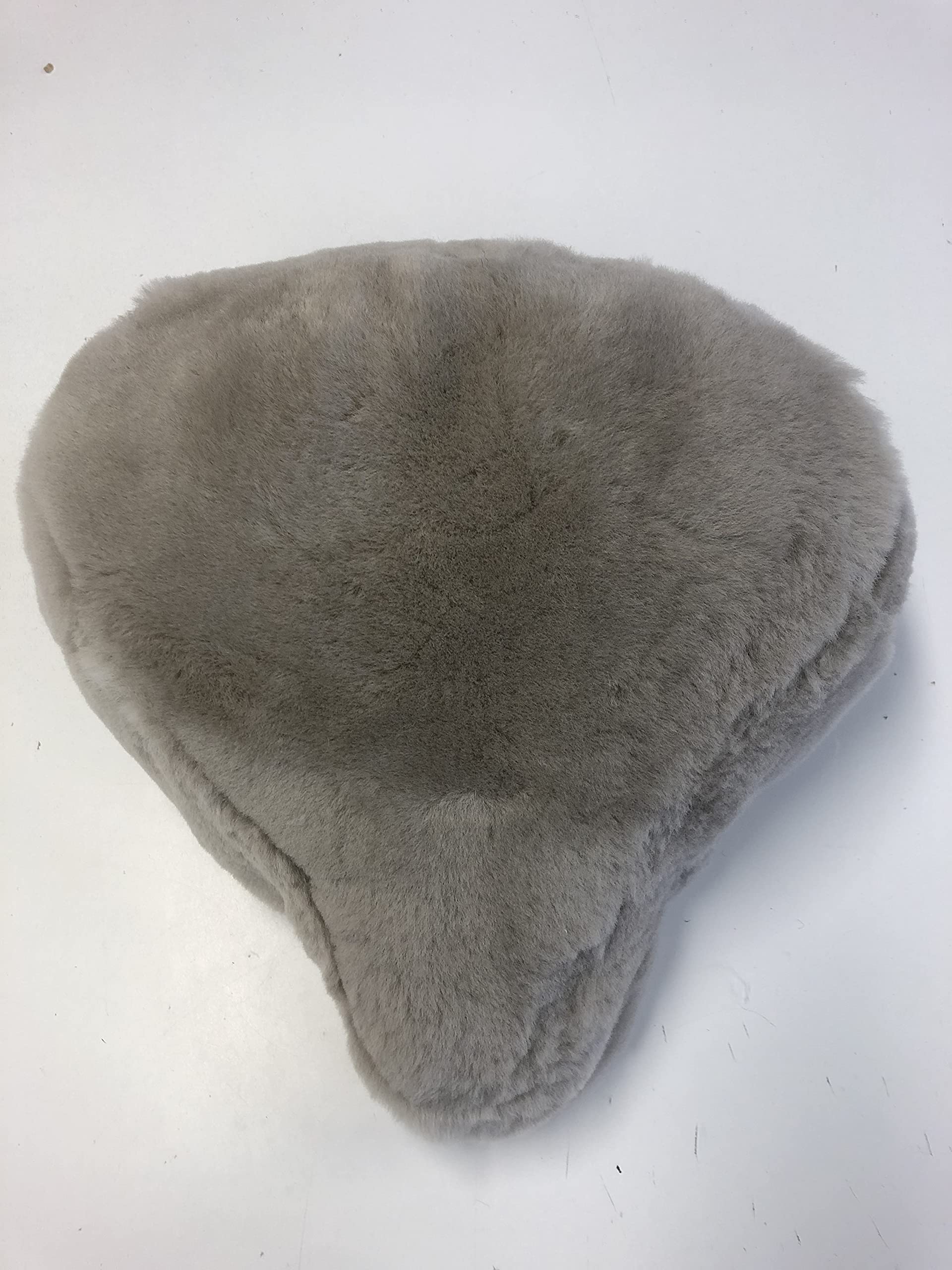 DerriAir 12in x 12in Genuine Sheepskin Bicycle Seat Cover, Beige Tan Cream