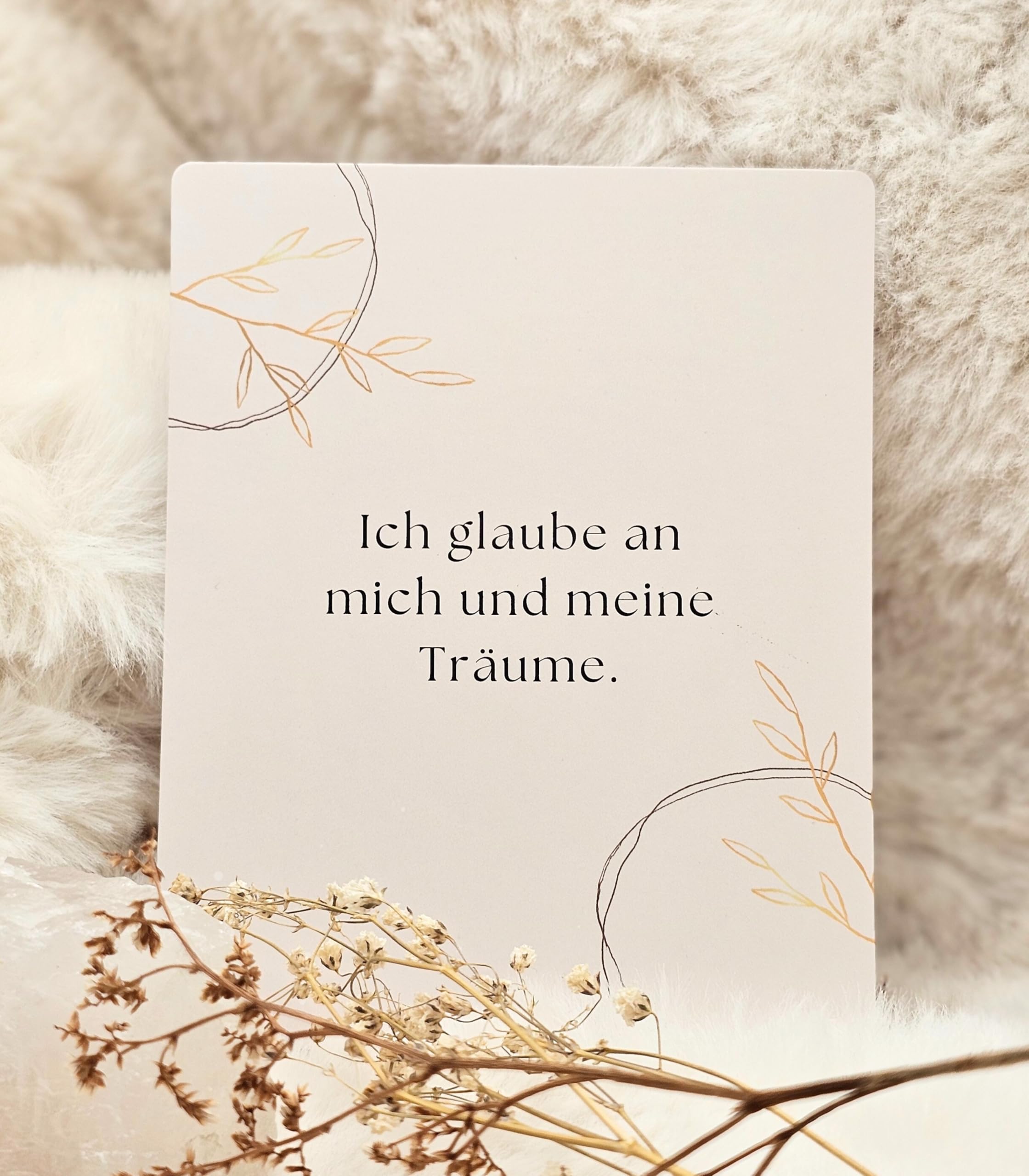 40 Affirmationskarten inkl. Box + Holzständer 10x12cm Motivationskarten Achtsamkeit für Erwachsene für positive Gedanken, Selbstliebe, FSC-zertifiziert (Motivation & Positivität)