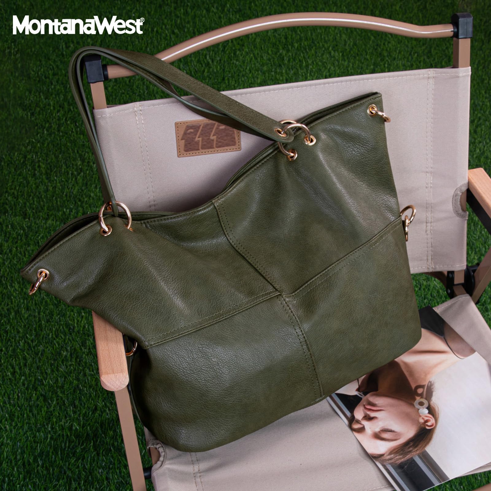 Montana West Hobo Bag for Women Tote Handbag Shoulder Top-handle Purses