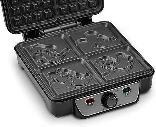 Miniatura 4 de Disney Patrón de bóveda para hacer gofres de cuatro caracteres de 100