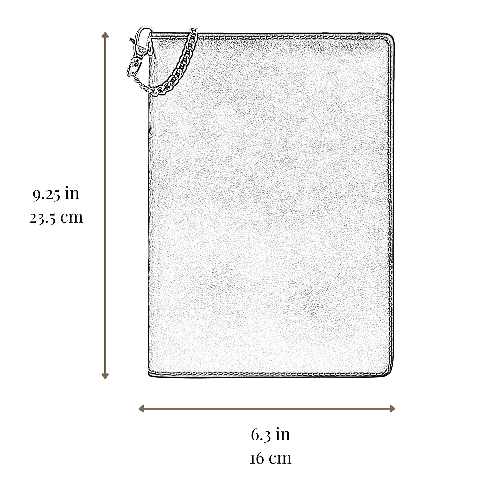Cuaderno de Cuero Estilo Vintage Tamaño A5 Rojo