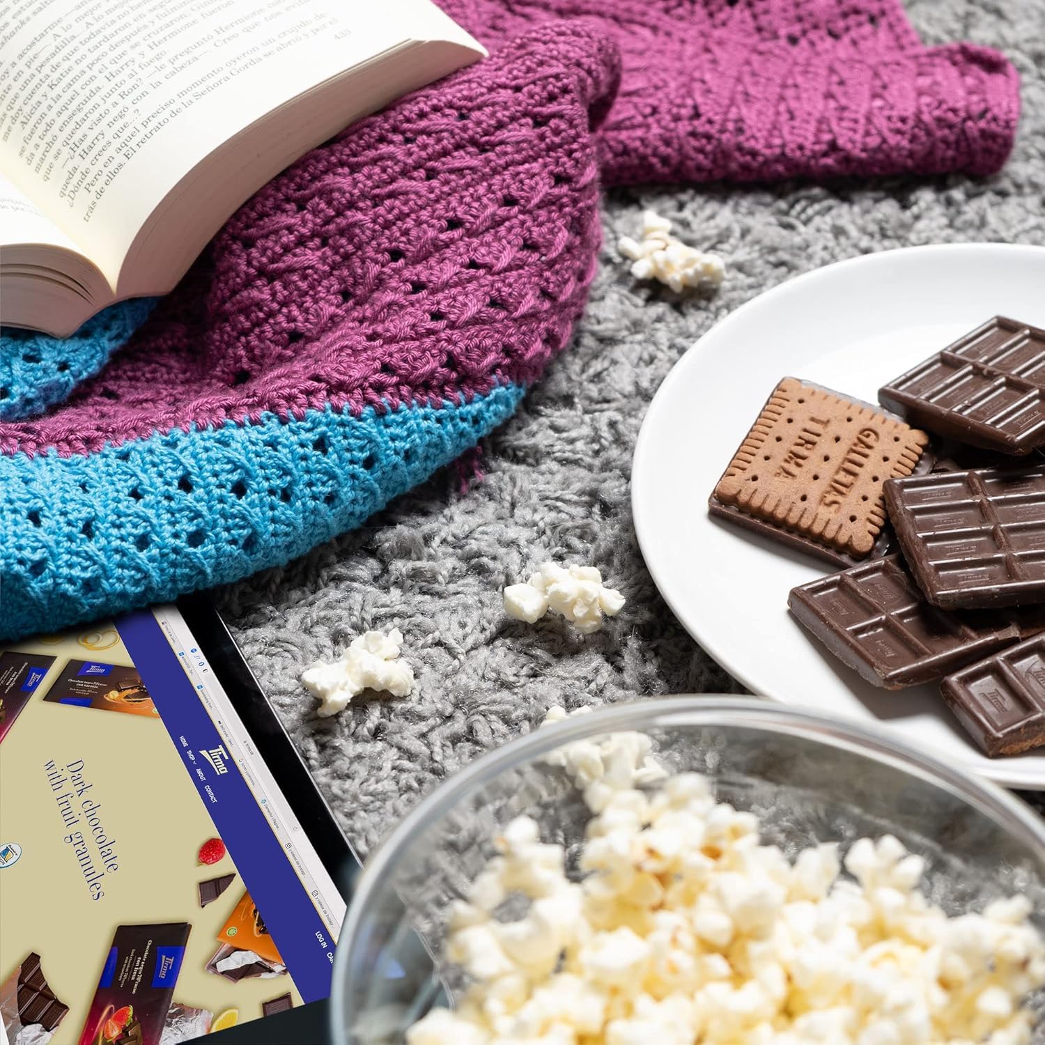 Tirma Chocobiscuit Black 160g | Galleta crujiente cubierta de chocolate negro intenso | Equilibrio perfecto entre textura y sabor | Ideal como snack o con café | Capricho irresistible.