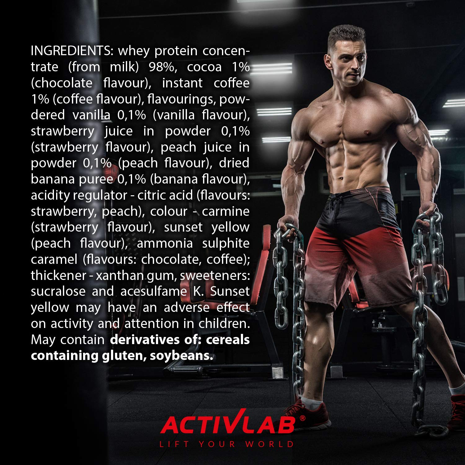 ACTIVLAB - Gainer de Masse Musculaire avec Protéine de Lactosérum Faible en Sucre - 700g Vanille - 23 Rations - musculaire WPC 80