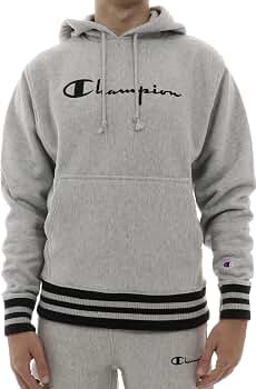オオシマレイ　REVERSE WEAVE PO Champion Life Men's Reverse Weave Po Hood Yarn Dye Rib Trim - Full