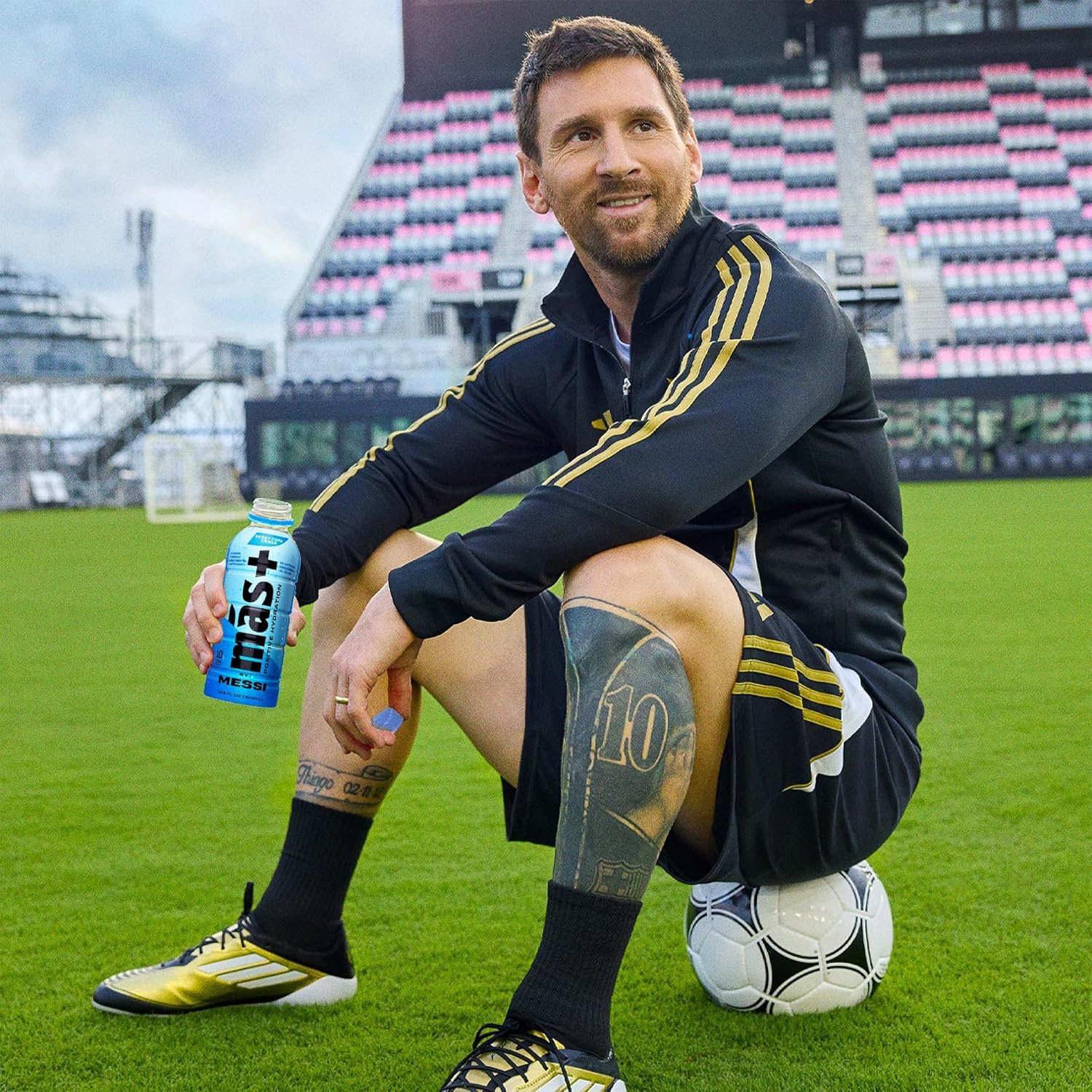 M s by Messi 16 9oz Berry Copa Crush Sports Drink Hydration Beverage Natural Flavors with Vitamins and — view 4