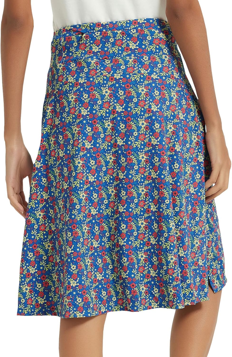 NOOYME 24" Skorts Modest for Women with Pockets Midi Knee Length Athletic Skirts - Image 2