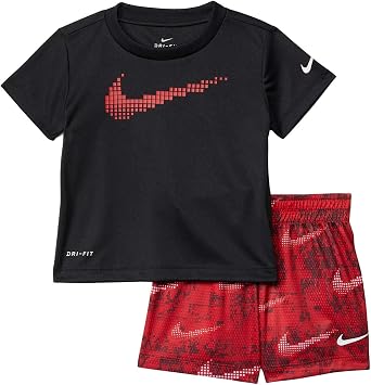 Nike Baby Boys Dri-FIT Dominate Graphic T-Shirt and Shorts Two-Piece Set Infant