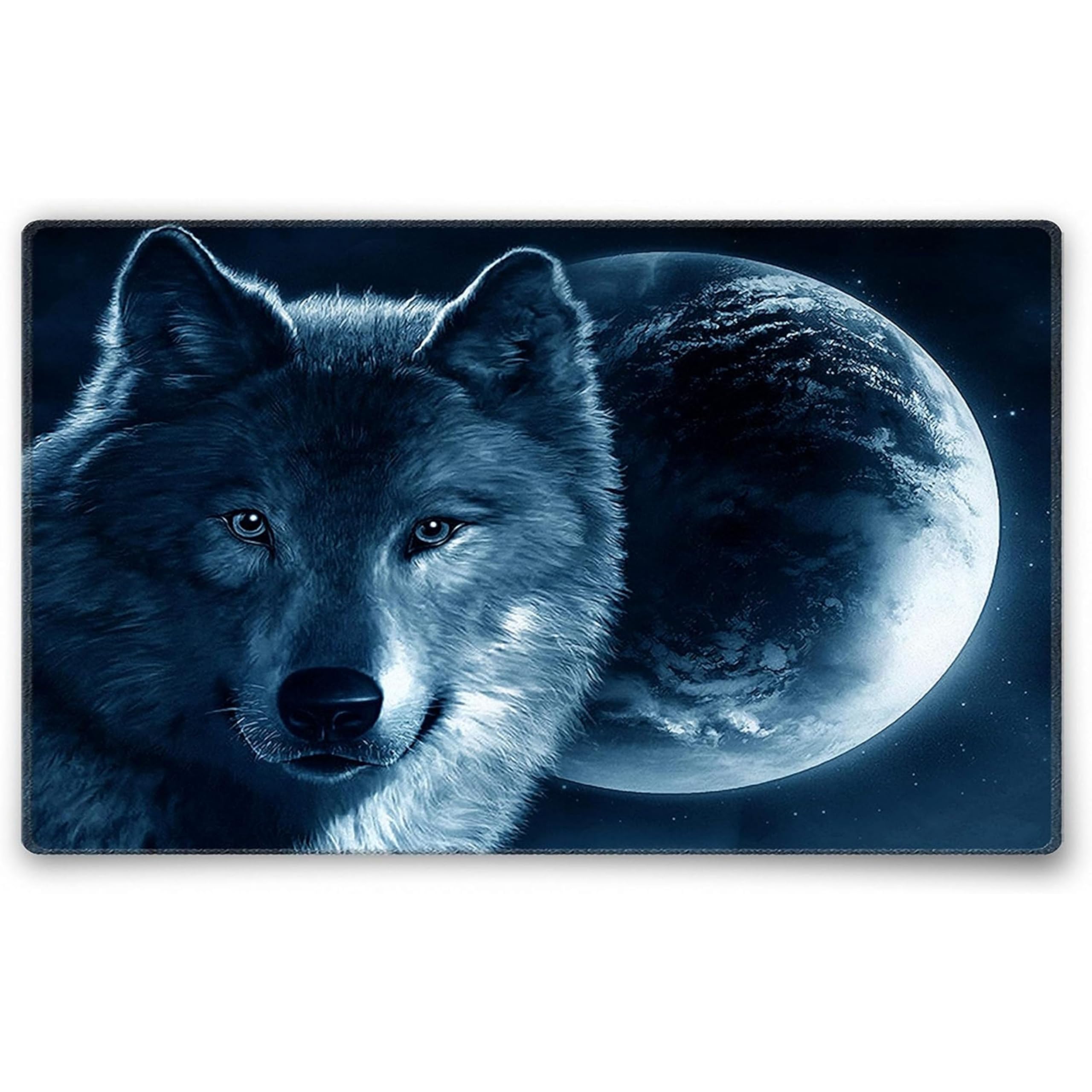 Silent Monsters Alfombrilla de ratón Ordenador XXL 900 x 400 mm, Mouse Pad Grande Tela, púrpura, Antideslizante y silenciosa, para Gaming, Oficina, Home Office, Lavable, Enrollable, Cosida — view 29