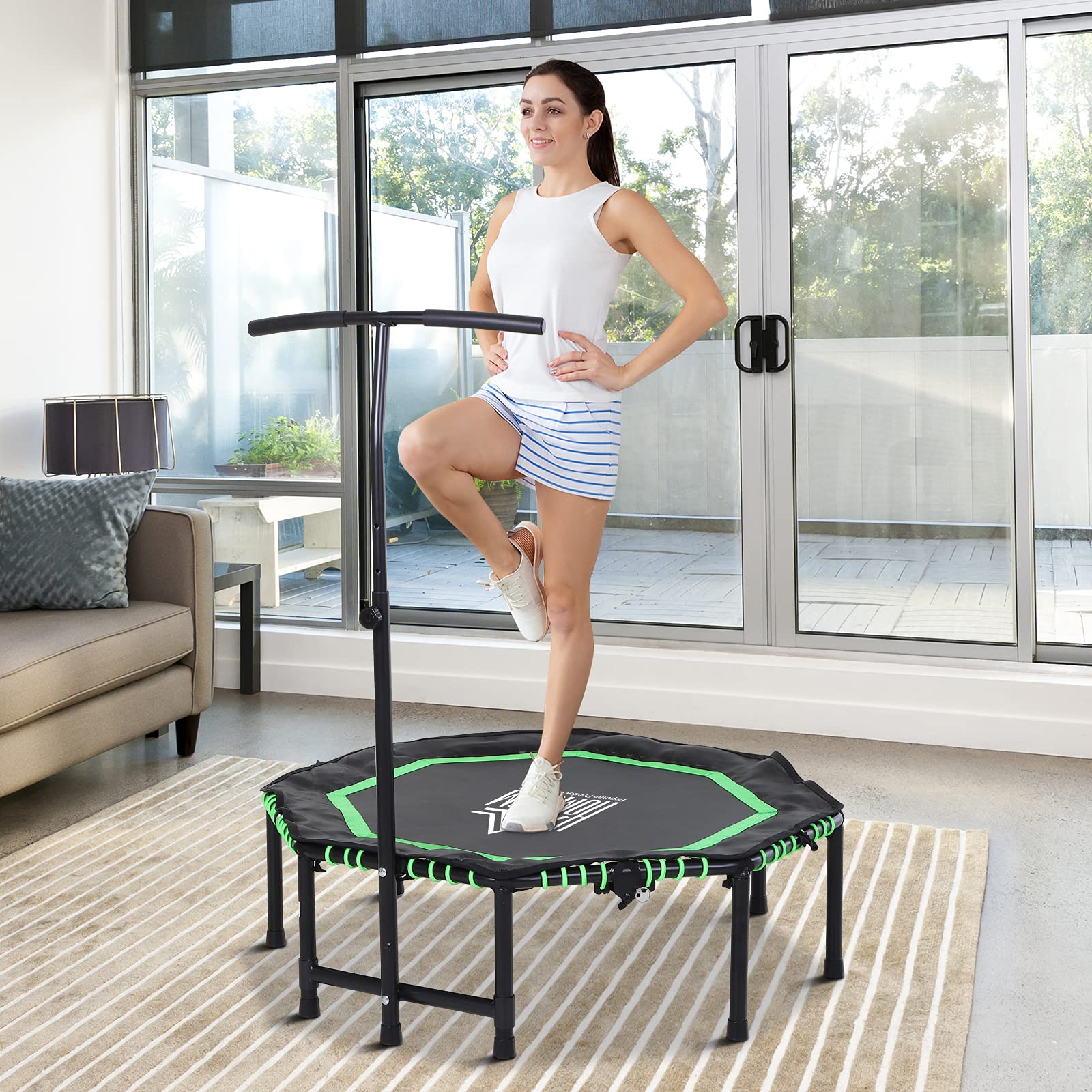 KENSONE 40" Foldable Mini Trampoline, Indoor Trampoline For Kids - View #10