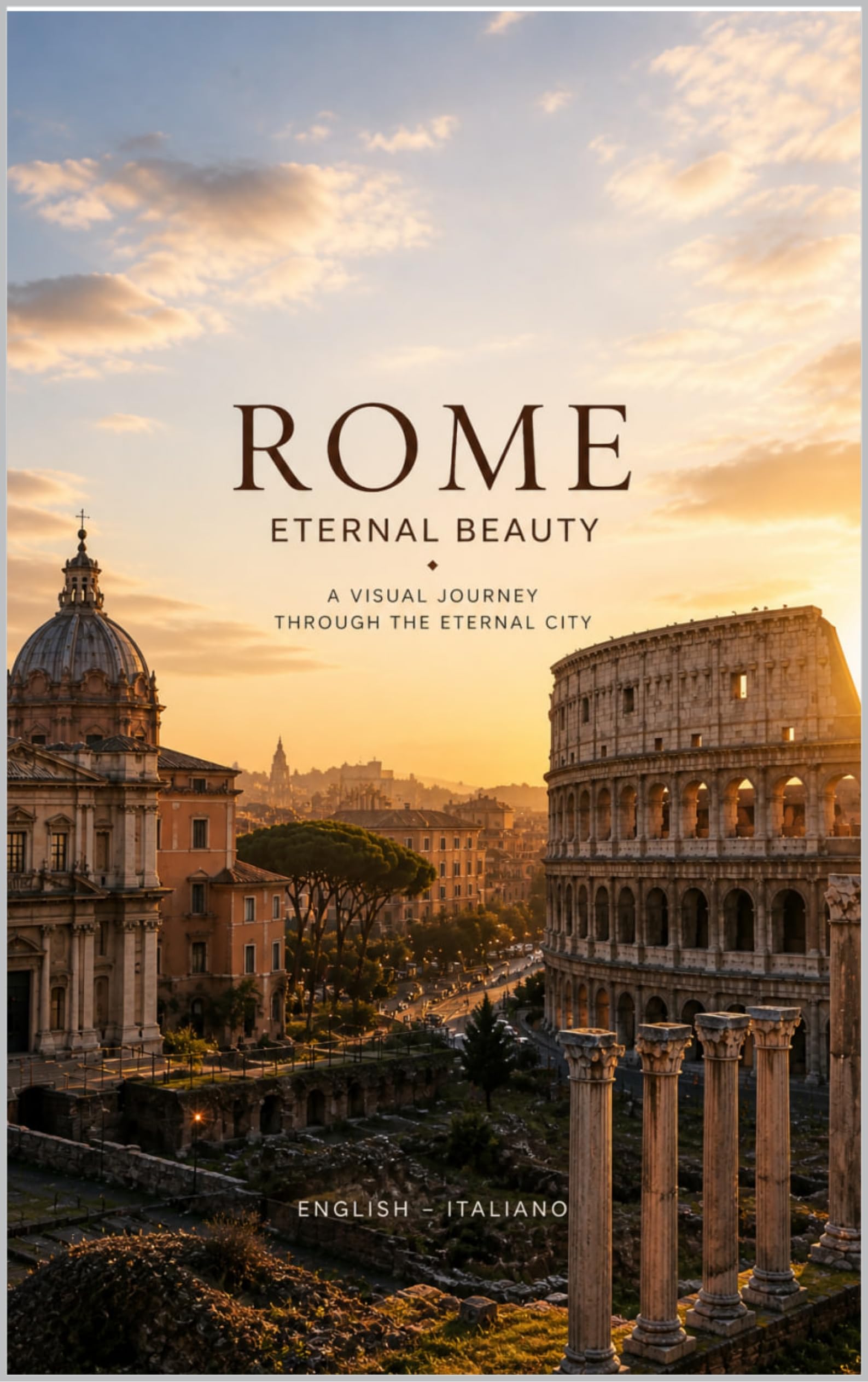 Rome Eternal Beauty cadeau idéal livre art bilingue italien pour voyageur
