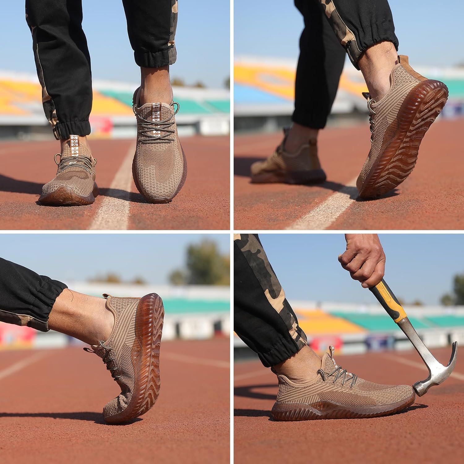 Drecage Steel Toe Safety Shoes for Women Men Work Shoes Industrial & Construction Sneakers Puncture Proof Lightweight Working Shoes - Image 2