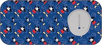 Glucomart Mini Adhesive Patches for Dexcom G7, Stelo & Infusion Sets – 5-Pack Waterproof, Sweatproof CGM Overpatches – Hypoallergenic CGM Sensor Patches (T1D Mouse)