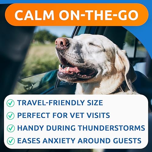 Miniatura 3 de Golosinas calmantes avanzadas de cáñamo para perros, aceite de cáñamo + melatonina, alivio de la ansiedad, ayuda de separación, alivio del estrés