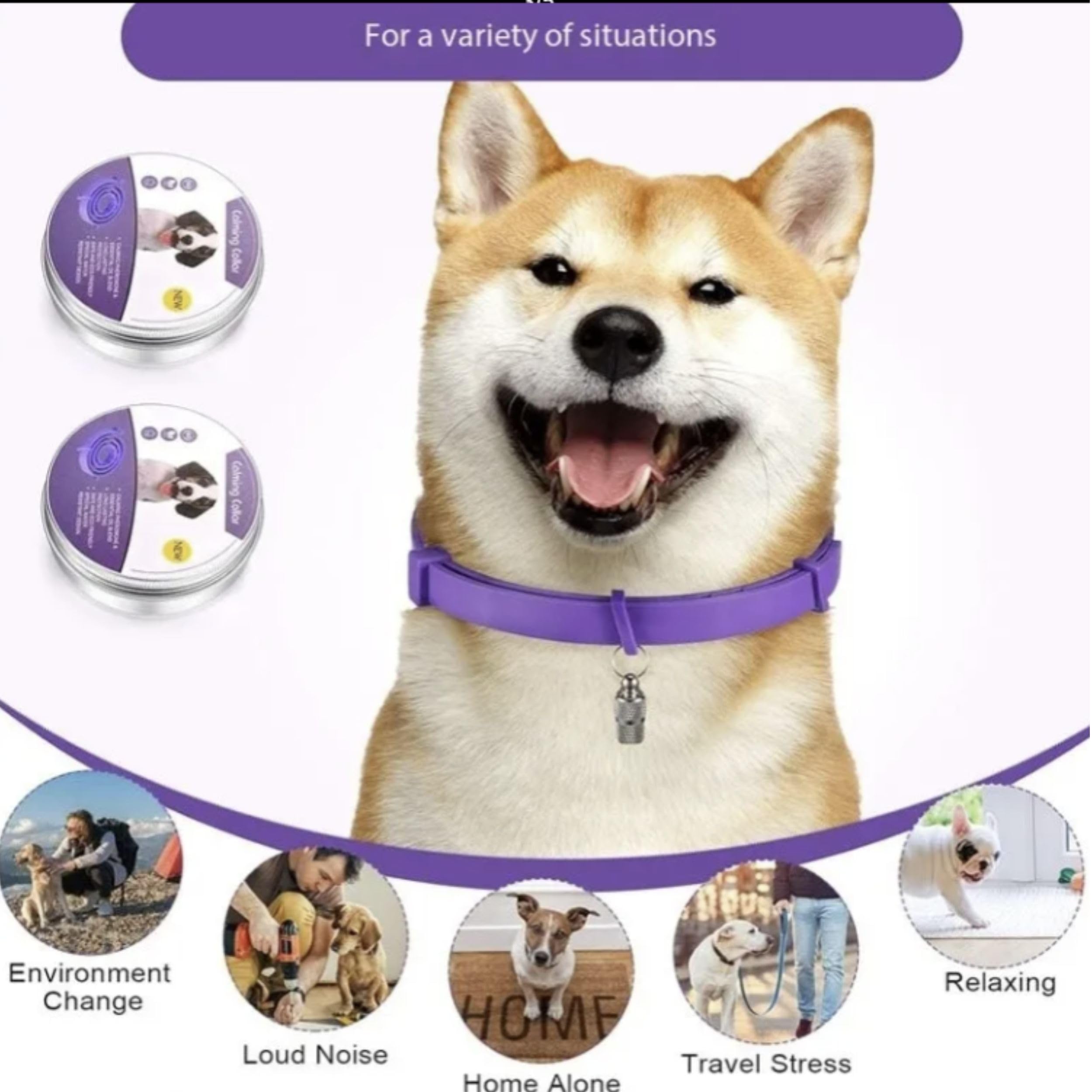 Calming Collar, Behavior and Calming Collar for Cats, 2Ct, Long-Lasting Pheromone Helps for 60 Days, Designed to Reduce Stress and Anxiety, Loud Noises, and Separation - image 2