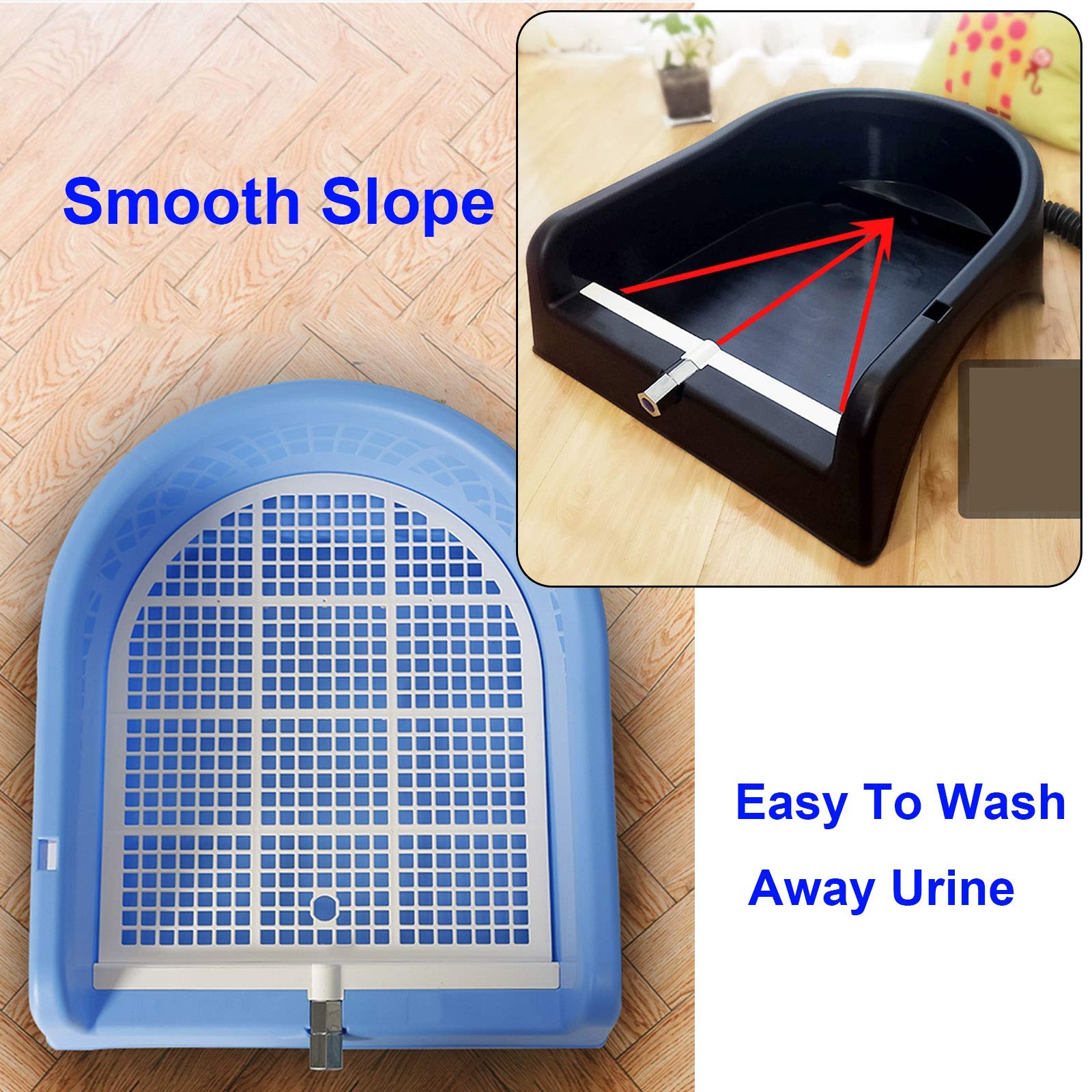Amazon.co.jp: シャワー 犬のトイレ、流す お掃除ラク 犬用トイレ