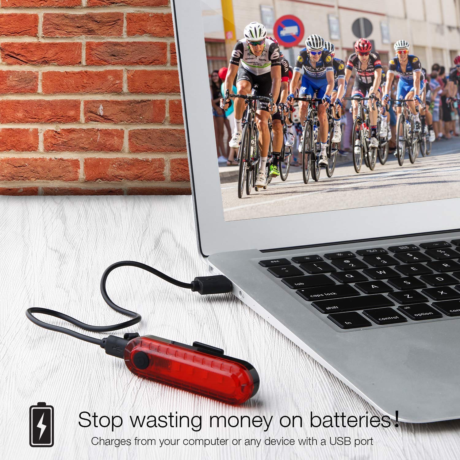 Ensemble D'éclairage Vélo Rechargeable USB Puissant éclairage Avant Et Arrière Pour La Conduite
