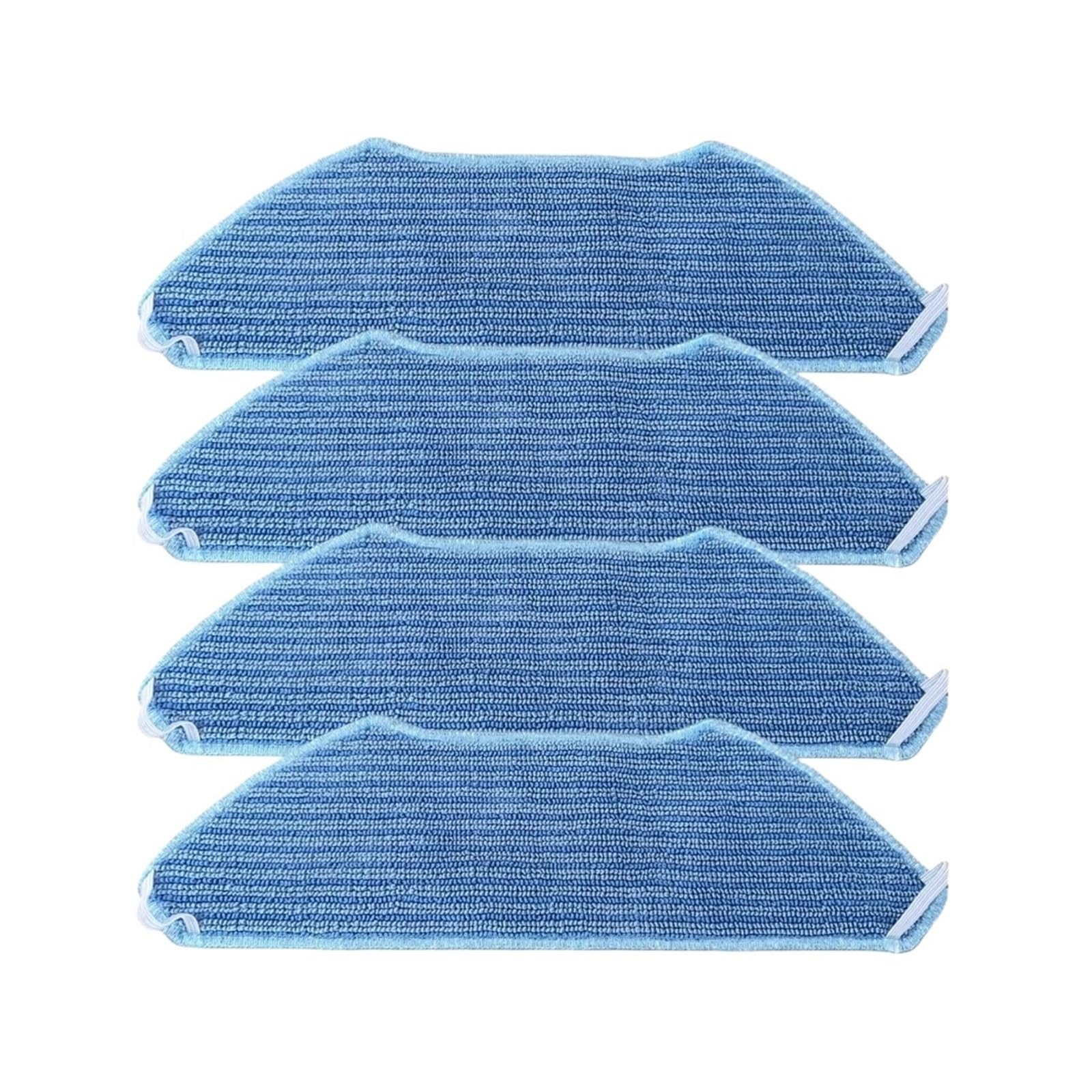 Compatible Con Paño De Fregona Microfibra Reutilizable Lavable Lefant | For M1,M2,Pro,U180 y K8; microfibra, lavable, a presión. Paquete 4/10(4pcs)