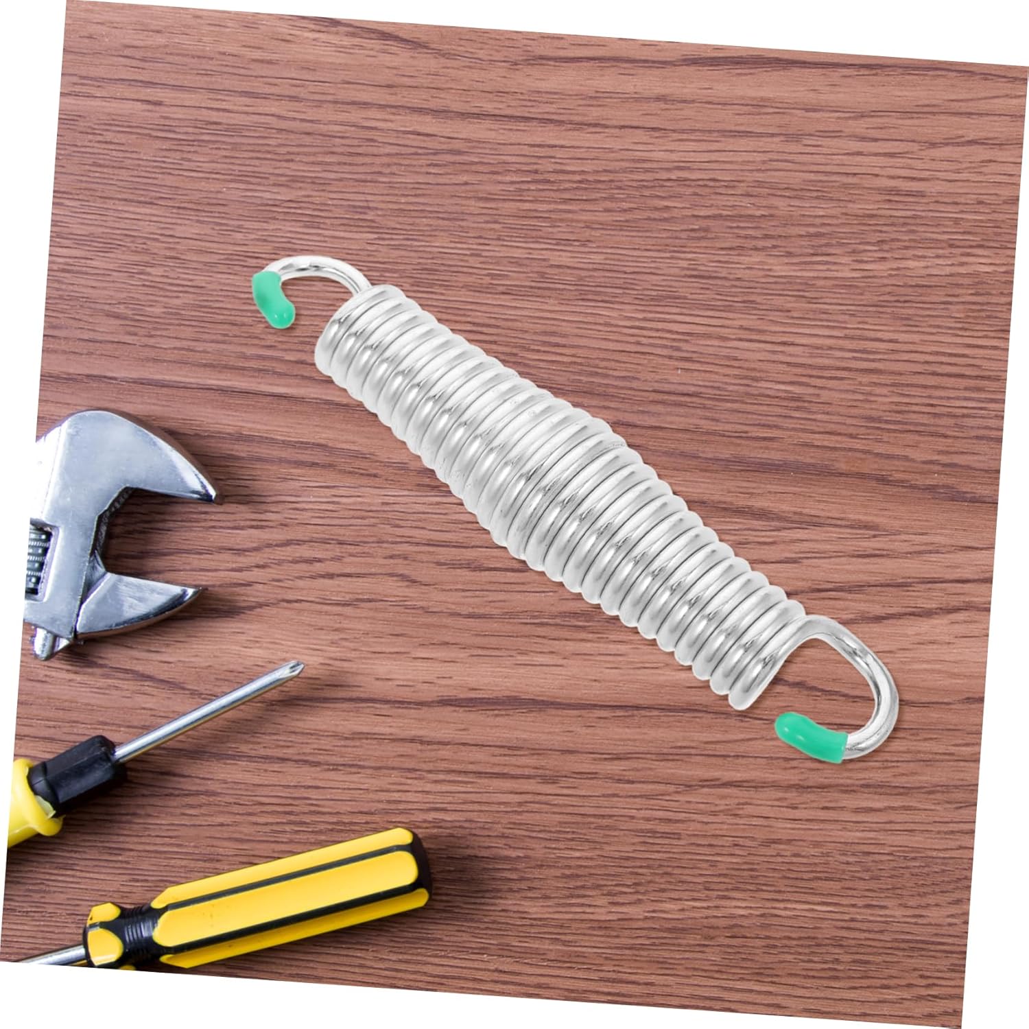 2pcs Spring for Swing Hammock Stainless Steel Straight Spring Loaded Swing Springs Heavy Porch Swing Spring Trampoline Heavy Duty Springs Spring Hanger Steel