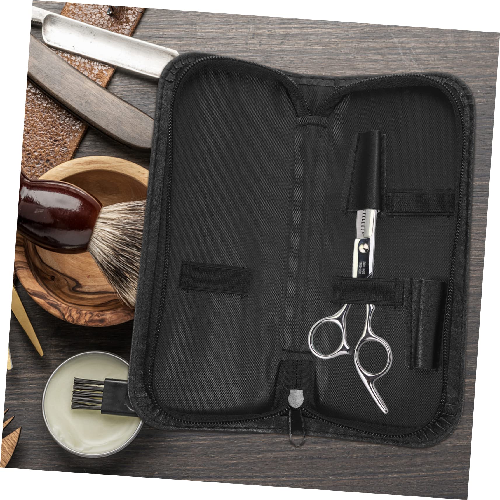 WEKADRIN Scissor Case for Hairstylists Clipper Bag Barbers Scissor Holder Pouch Hair Cutting Scissors Case