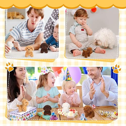 Miniatura 6 de Liliful Cachorro de animales de peluche surtidos a granel, mini muñeca para perro, 50 unidades, suave y esponjoso, animal de felpa para niños,