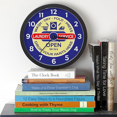Miniatura 3 de CafePress Reloj de pared retro de 10 pulgadas para sala de estar, cocina u oficina