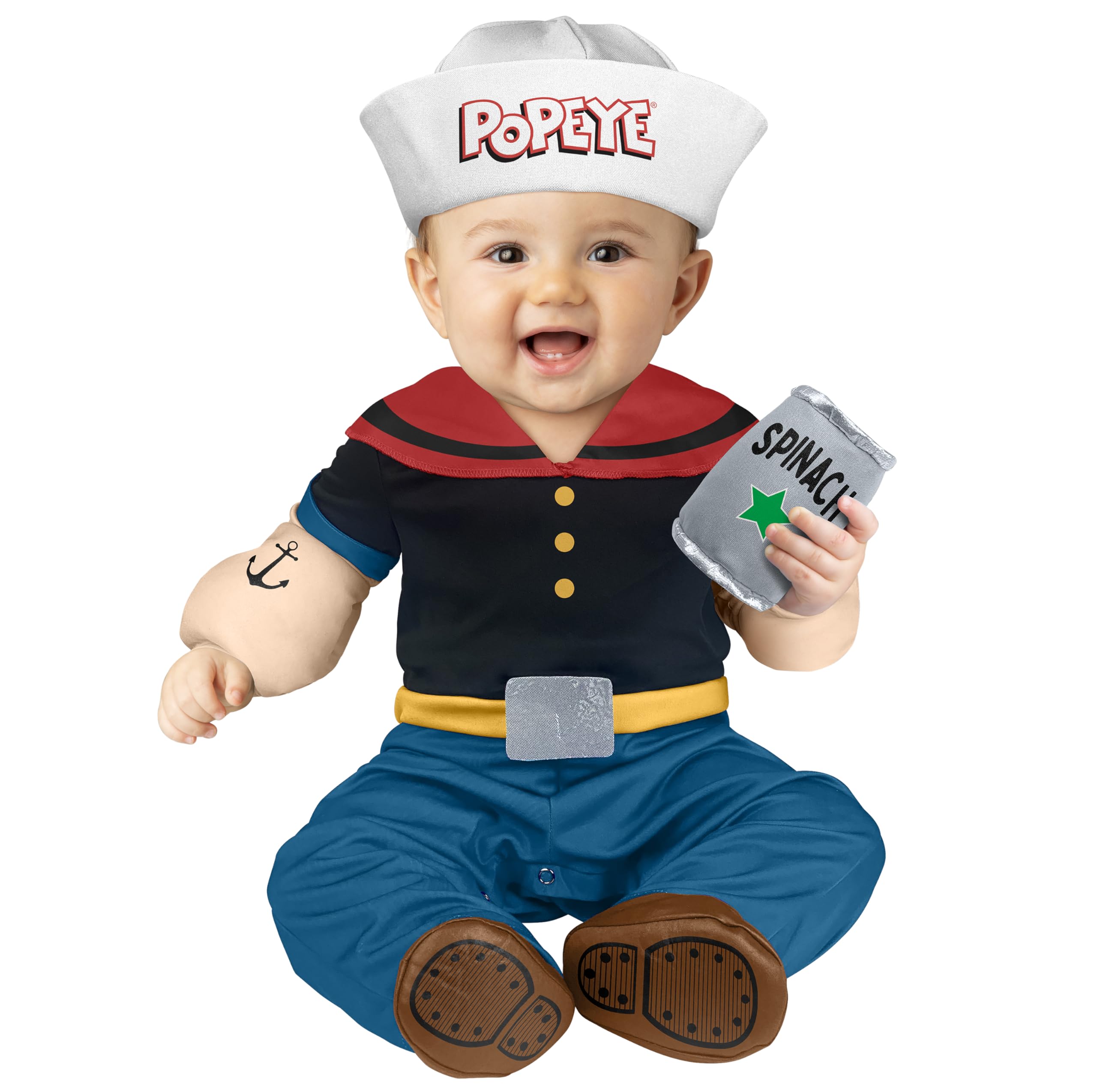 Fun World Popeye-Kostüm für Jungen