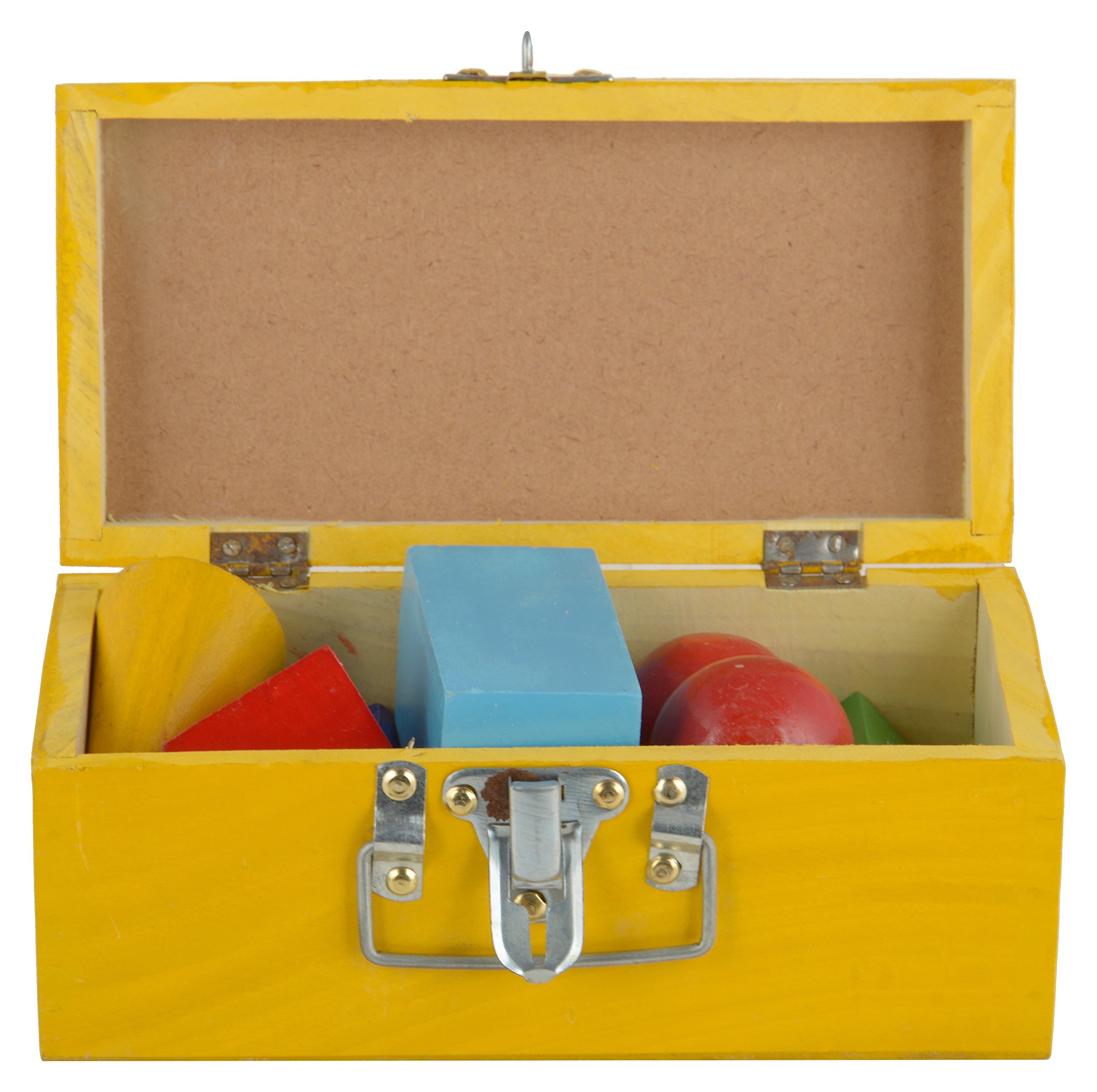 VIJAY SURGICALGeometrical Model Figures / Shapes [Set Of 12 Different Shapes] With Polish [In Multicoloured]