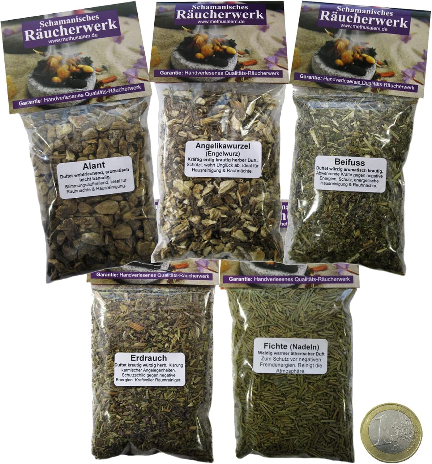 RAUHNÄCHTE räuchern 19-TLG Räucherset Rauhnacht Ritual Set 12x Räucherwerk