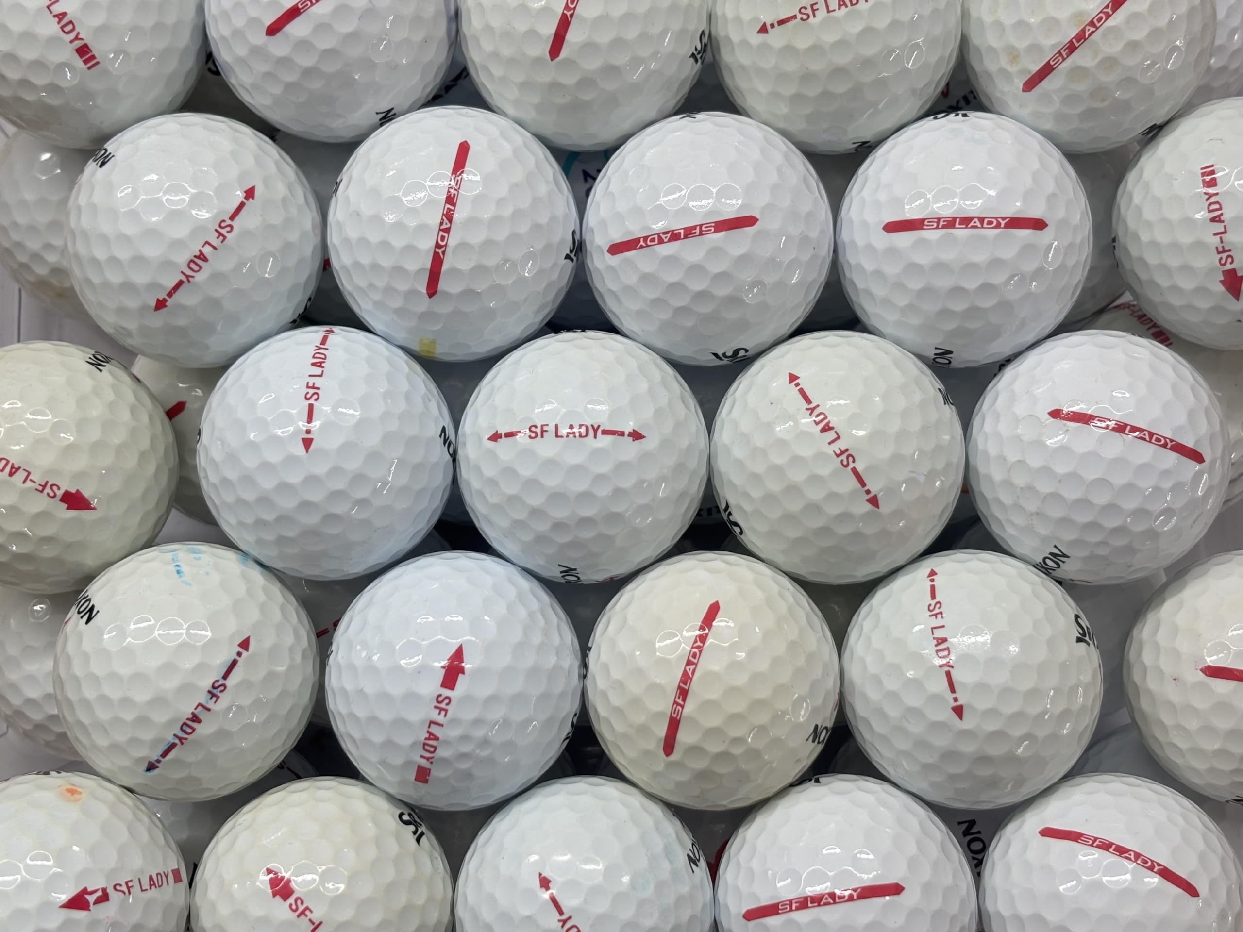 24 SF Lady Golf Balls For Srixon Pearl/Grade A Lake Balls Used Quality (not new)