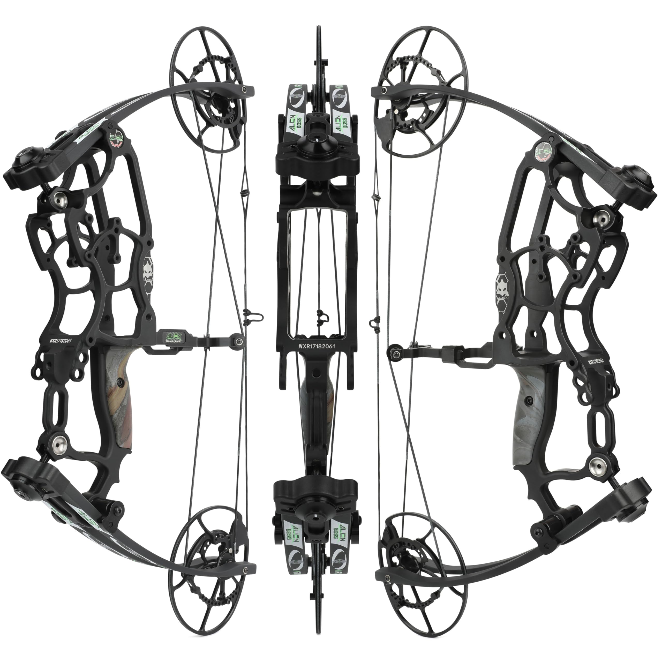 Amazon.com : ZSHJGJR Triangle Compound Bow 50-75lbs for