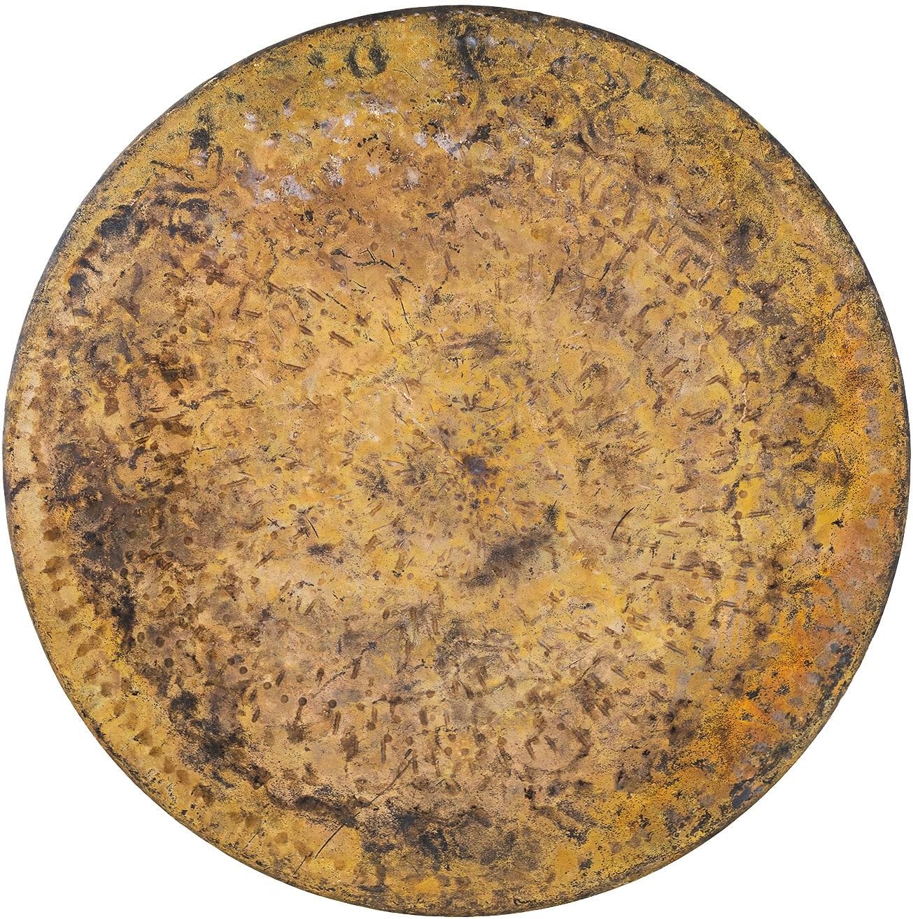 Unlimited Atlantis Gongs - Includes Gong, Mallet & Rope/Unlathed Bronze Gong W/Ancient Look/For Sound Healing, Meditation, & Yoga