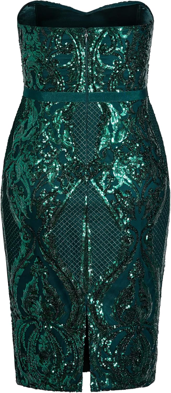 City Chic Women's Plus Size Cocktail Dress - Sequin Sofia - Image 6