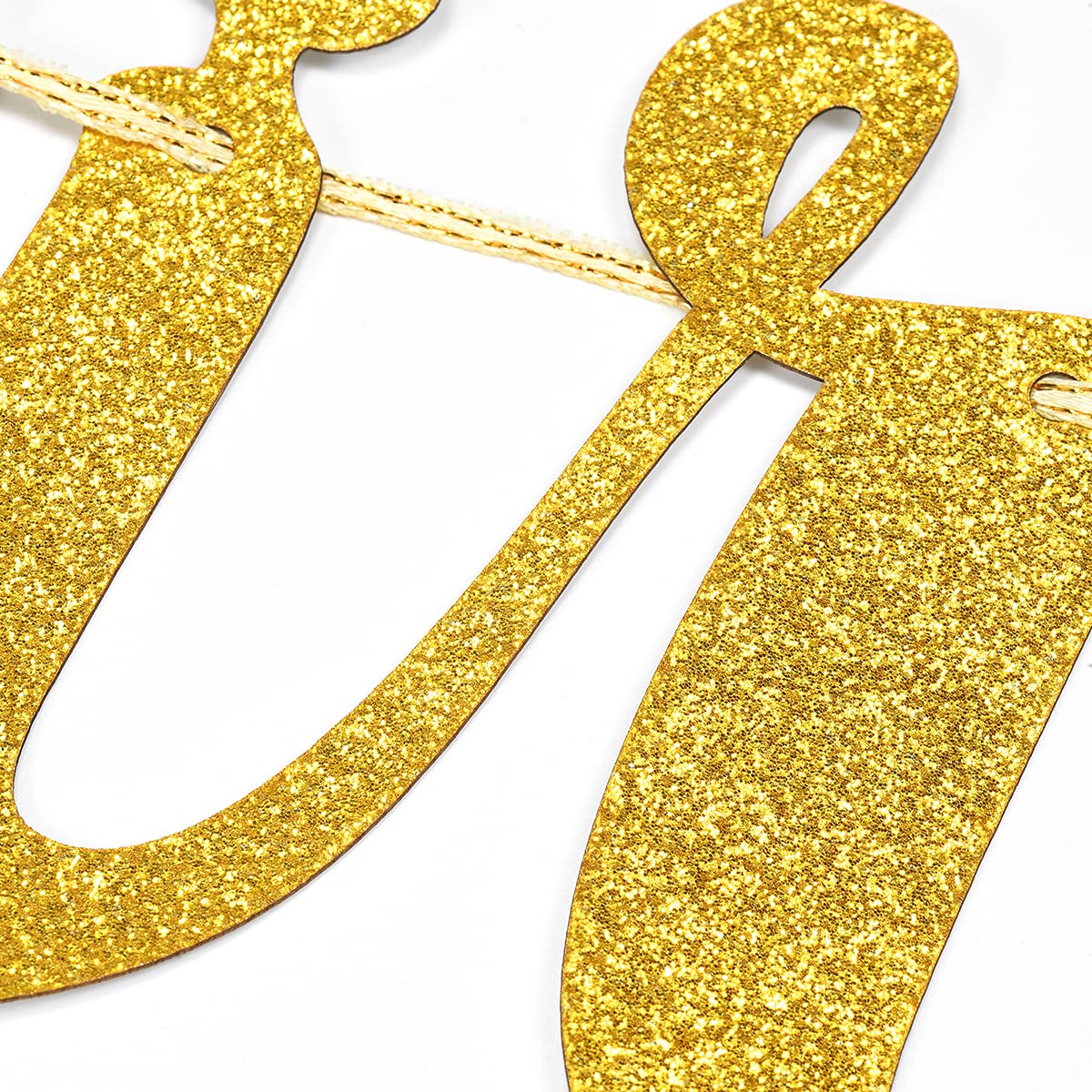 Gold-glitzerndes Hawaii-Banner Mit Kokosnussbaum – Für Strandparty, Luau, Sommer-Deko