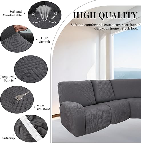 Miniatura 208 de Fundas 100% impermeables para sofá reclinable seccional, fundas para sofá reclinable en forma de L, funda para sofá seccional de esquina en forma de