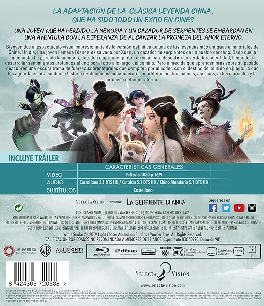 Amazon Com White Snake La Serpiente Blanca Non Usa Format Movies Tv