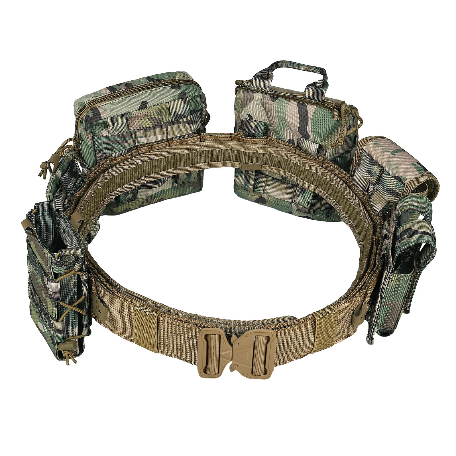 Amazon.com: YAKEDA Tactical Battle Belts 8-in-1 Molle Hunting Belt
