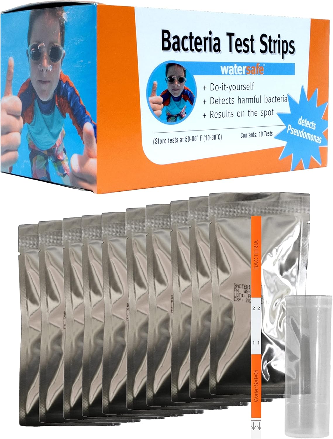 Watersafe Rapid Bacteria Pool Water Test 10Pack Jardín