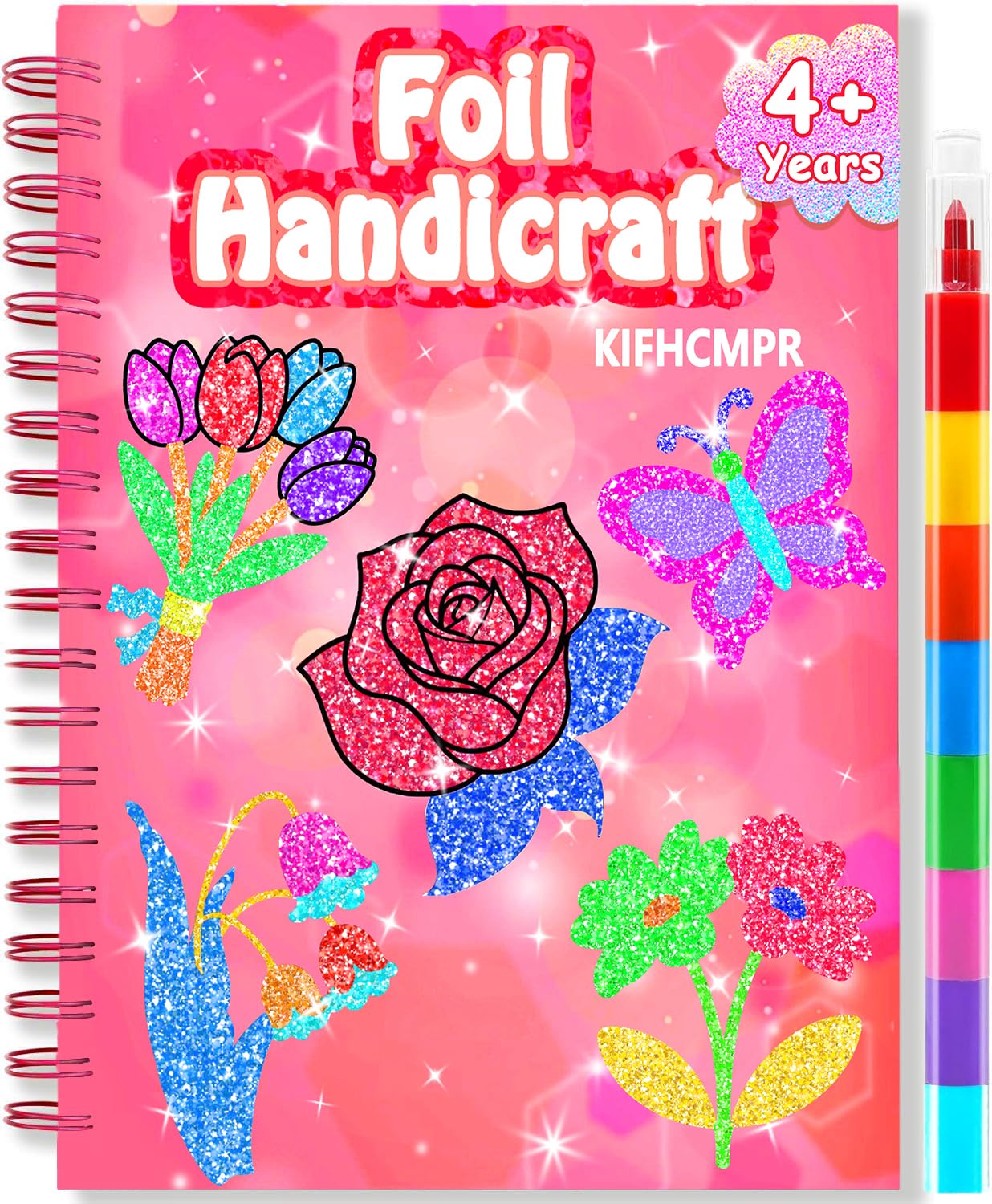 Foil handicraft for Kids-Flower Butterflie,No Mess Art & Craft Supplies Kit — image 1