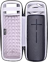 Vista 8 de LTGEM - Funda compatible con Ultimate Ears MEGABOOM 4/3 altavoz portátil y base de carga, color negro