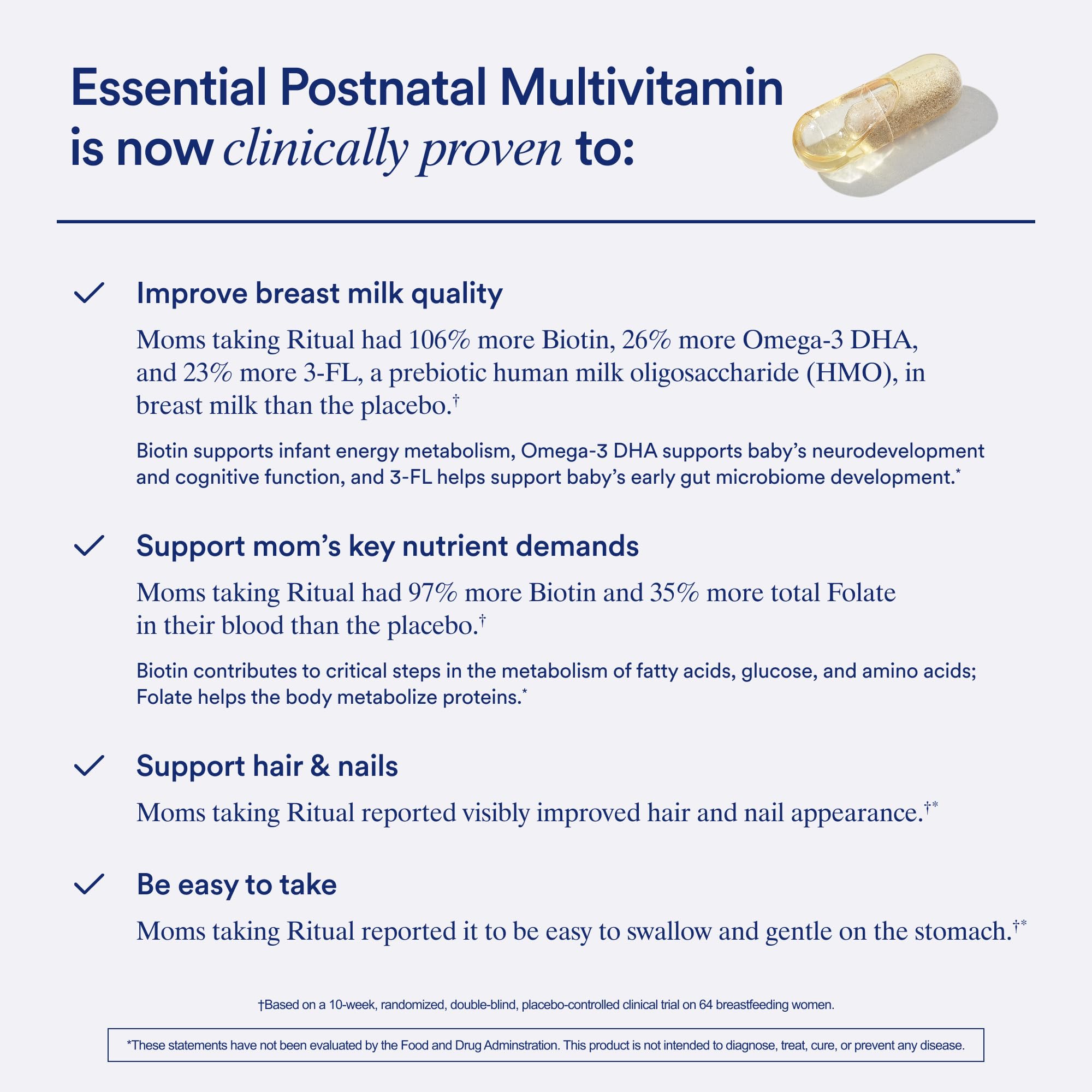Ritual Women's Postnatal Multivitamin - 60 Capsules - 30 Servings — Amazon image 4