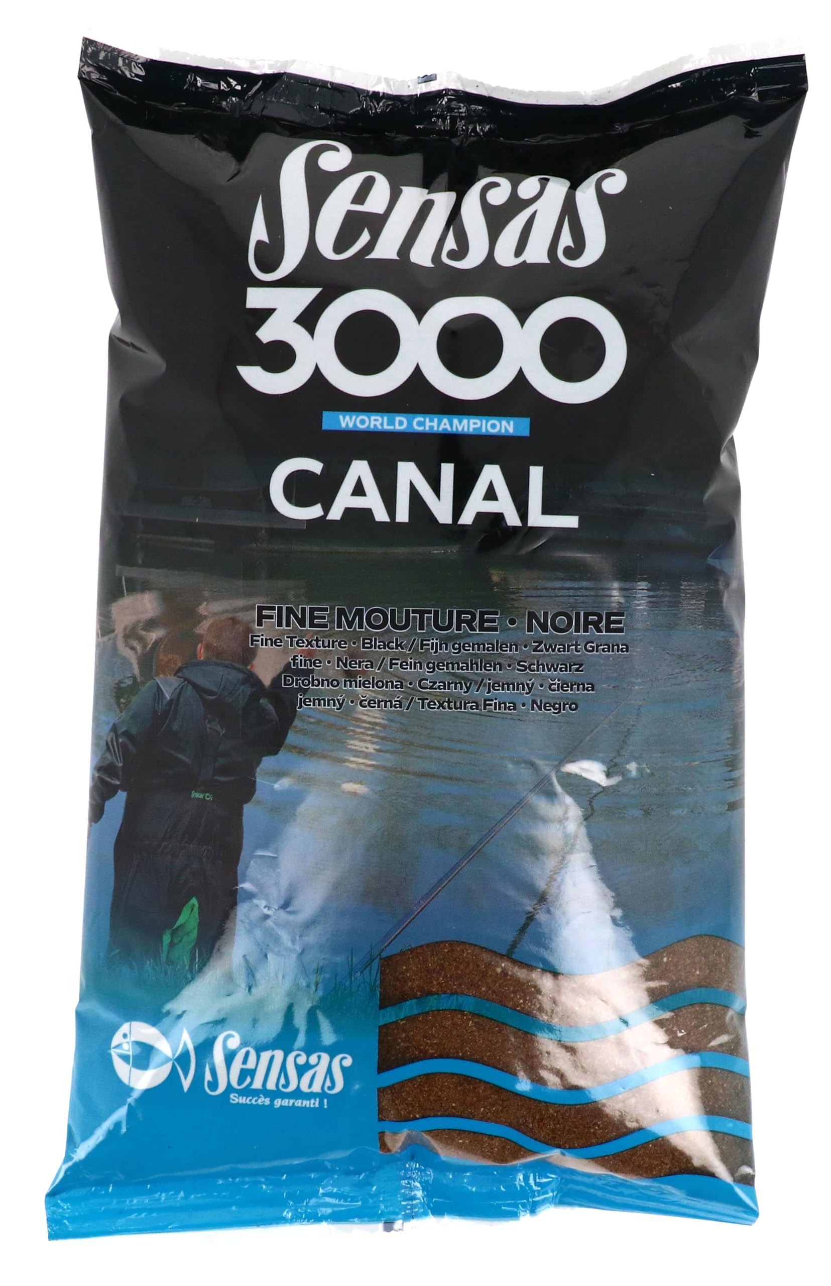 Sensas 3000 Super Canal Black Fine Mouture