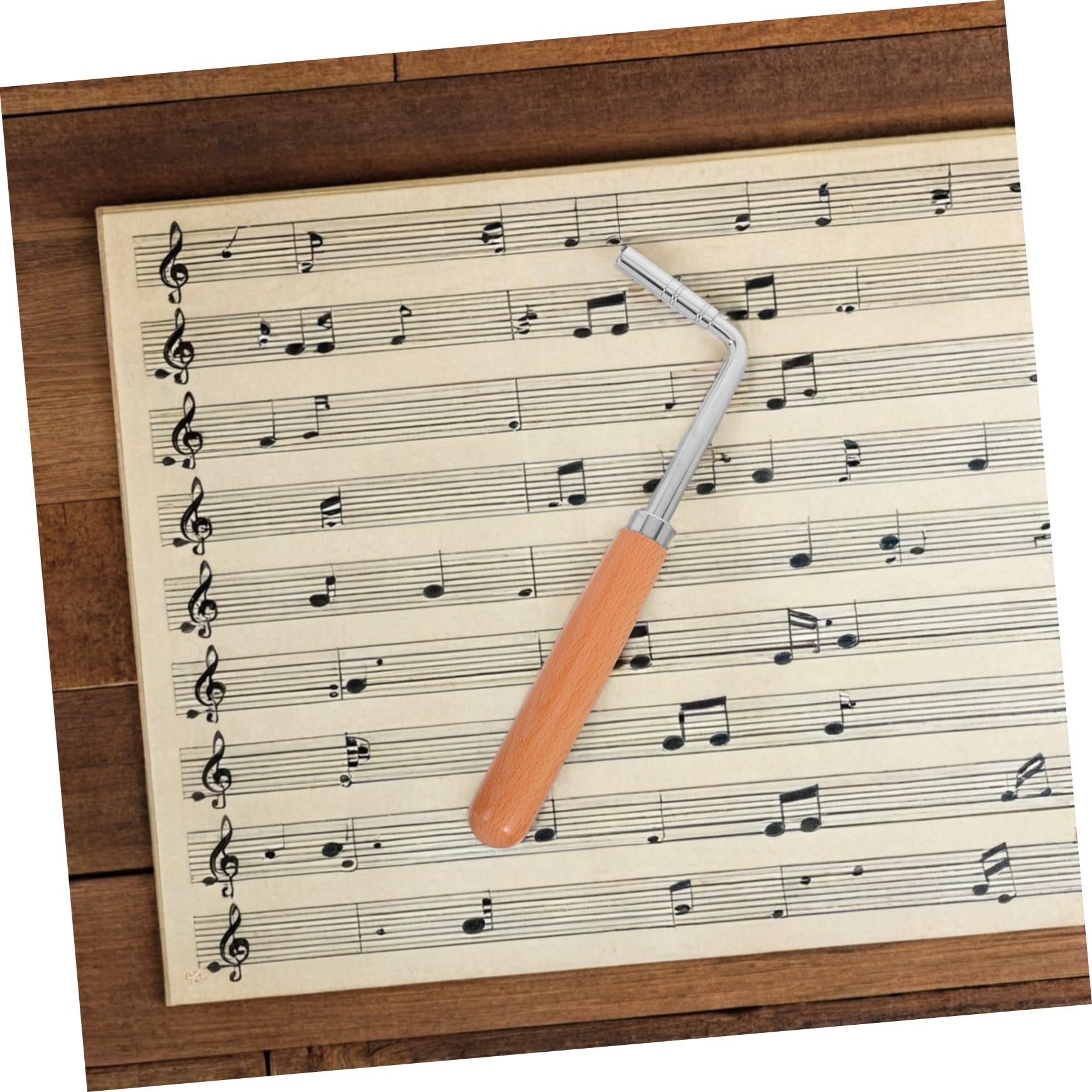 Hammer Tuner Anfänger Kleines Professionelles Werkzeug Mit Holztasche Einstellschlüssel L Form Ed Tragbar Und L Förmig Instrumentengriff Instrumente