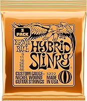 Vista 3 de Ernie Ball Super Slinky - Cuerdas para guitarra eléctrica con envoltura de níquel, calibre 9-42 (P02223)