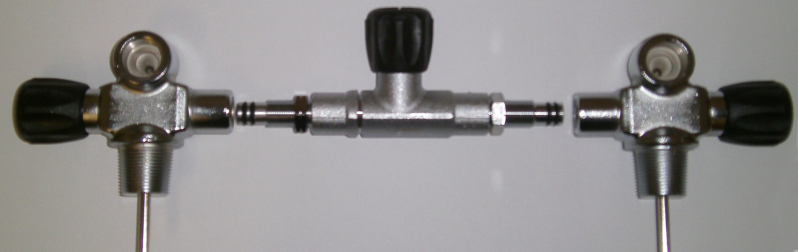 ponte 232bar aria compressa con filettatura 215 mm collo grossko
