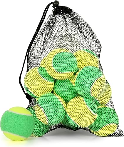 Miniatura 8 de Paquete de 1218243040 pelotas de tenis para niños 25% -50% pelota de tenis de baja compresión para principiantes, jóvenes, niños, entrenamiento,