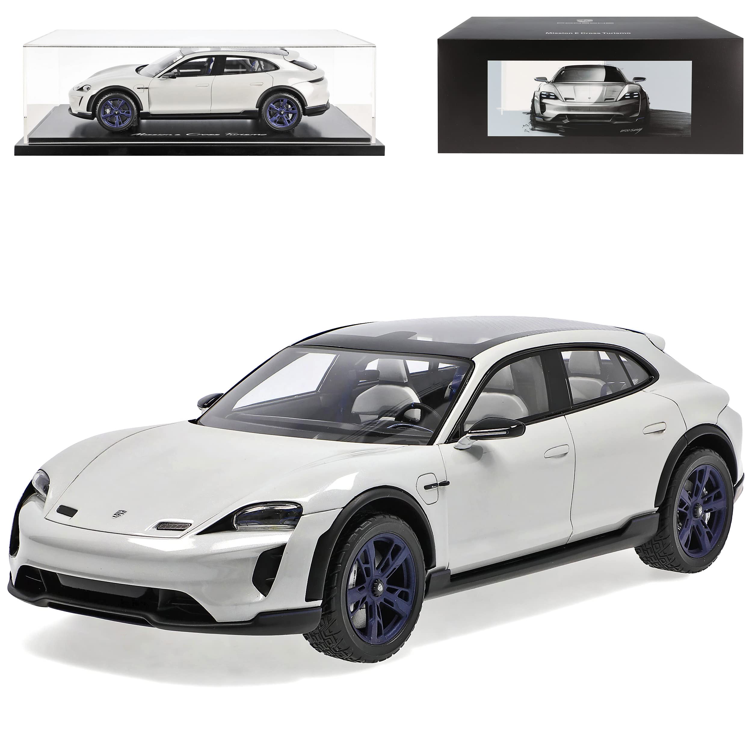 Porsche Mission E Cross Turismo, 0, Voiture Miniature, I-Spark 1:18 Compatible avec Porsche Mission E Cross Turismo, 0, Voiture Miniature, I-Spark 1:18 Compatible avec